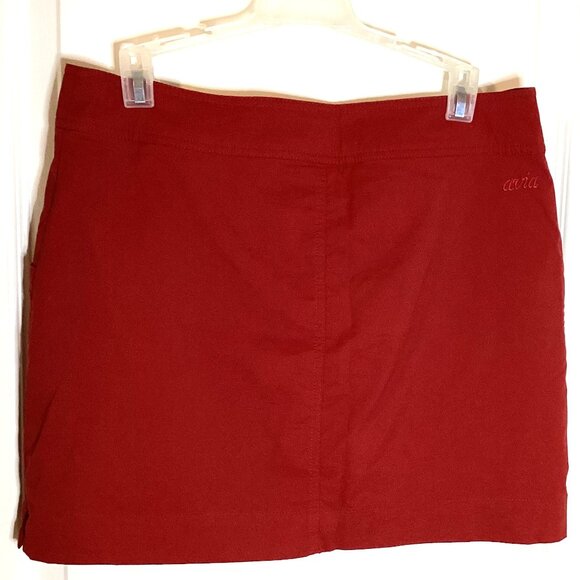 Avia Women's Red Skort Skirt Golfing Golf Size M Sports Tennis Activewear - Picture 4 of 8